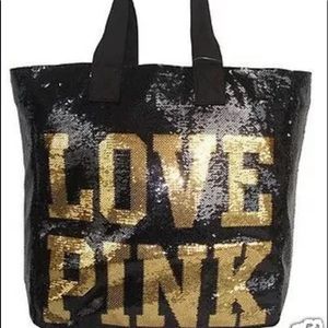 Pink limited Edition Sequin Tote Bag